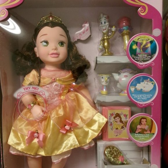 NIB My First Disney Princess Belle Singing & Storytelling Interactive 20" Doll - Picture 5 of 16